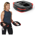 Les Mills Weight Plates – Ergonomic 2.2lb Cast Iron Hand Weights (Pair)