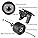 WEIBIDA 3-Inch Heavy Duty Swivel Caster Wheels, 4400lb Capacity, Set of 4