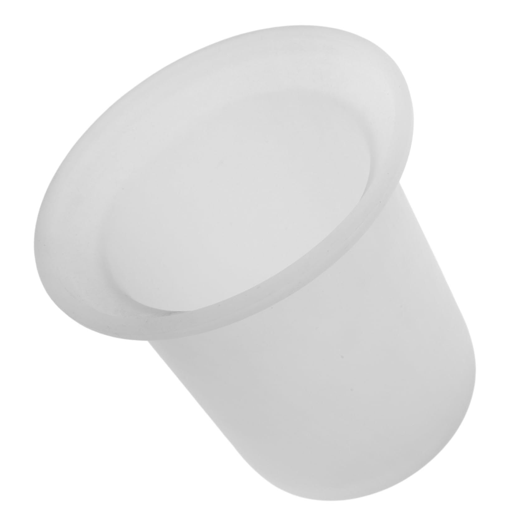 Healvian Frosted Glass Toilet Brush Holder | Non-Slip Bathroom Organizer