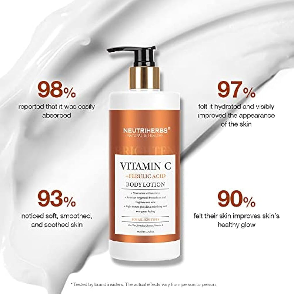 Neutriherbs Vitamin C & Ferulic Acid Brightening Body Lotion - 13.52oz