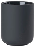 Zone Denmark Ume Toothbrush Tumbler | Ceramic Stoneware Holder - Black