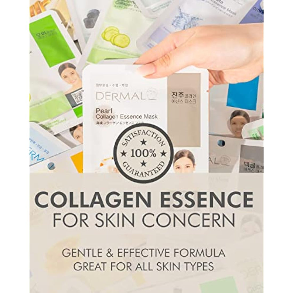 Dermal Collagen Essence Facial Mask Sheet - 39 Combo Pack Korean Skincare