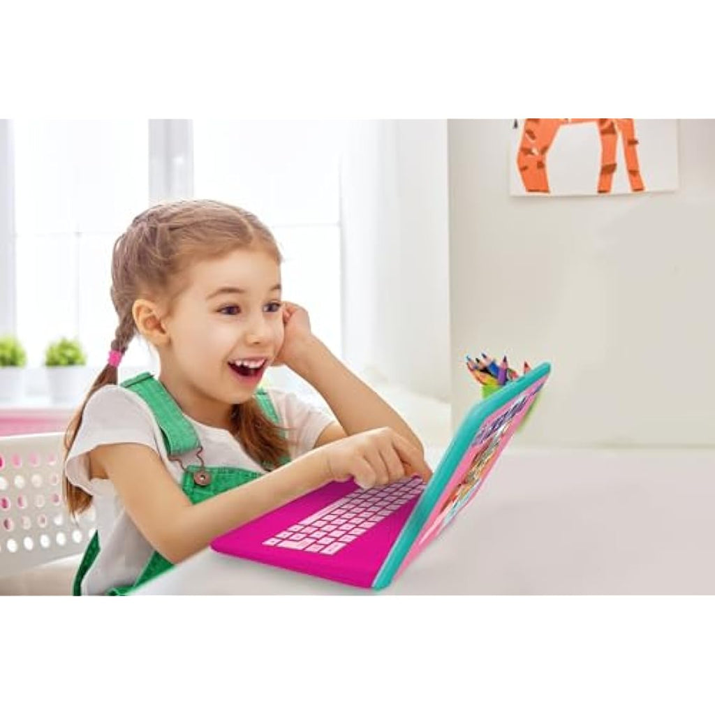Lexibook Paw Patrol Bilingual Educational Laptop - 124 Activities, Pink