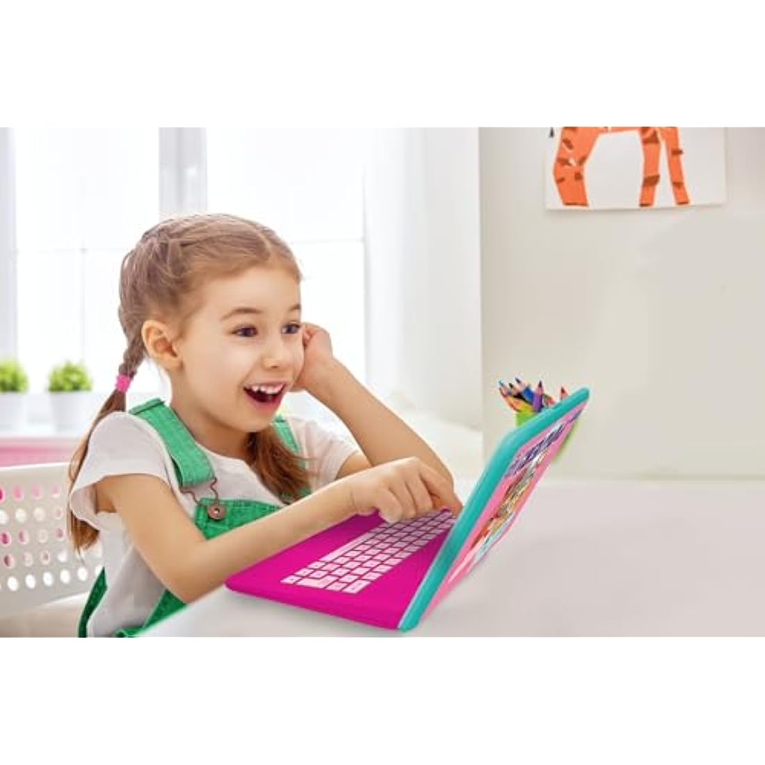 Lexibook Paw Patrol Bilingual Educational Laptop - 124 Activities, Pink