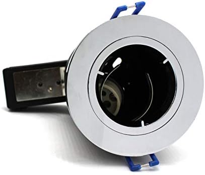 Sanlumia 10-Pack Fire Rated GU10 Recessed Ceiling Downlight – Chrome