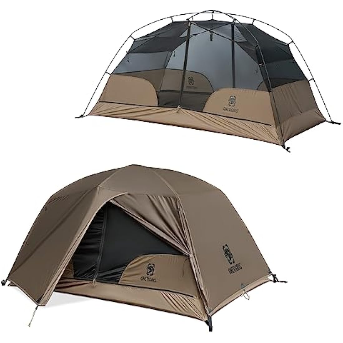 OneTigris COSMITTO 2 Person Backpacking Tent | Waterproof 3-Season Tent