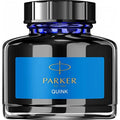 Parker Quink Fountain Pen Ink Bottle - Washable Blue Refill - 57 ml