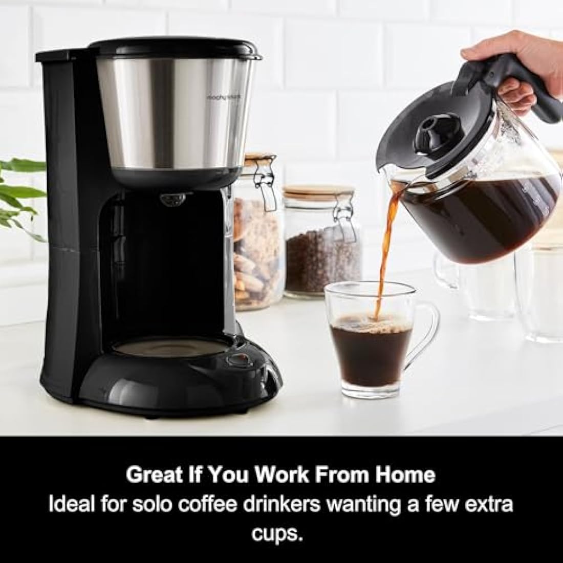 Morphy Richards Equip Filter Coffee Machine | 10 Cup Pour Over Maker