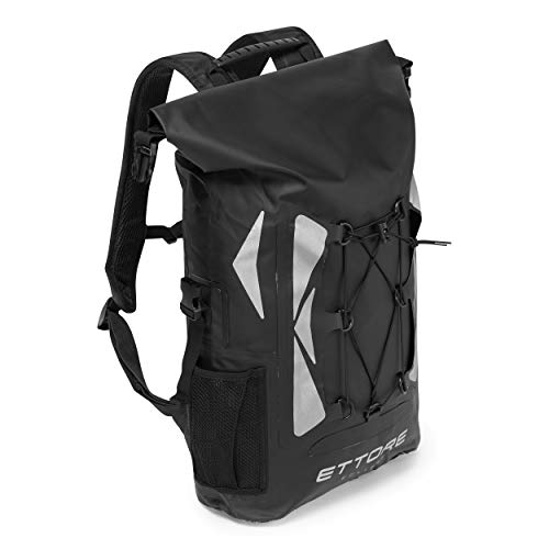 Ettore 30L Waterproof Cycling Rucksack | Reflective Dry Bag – Black