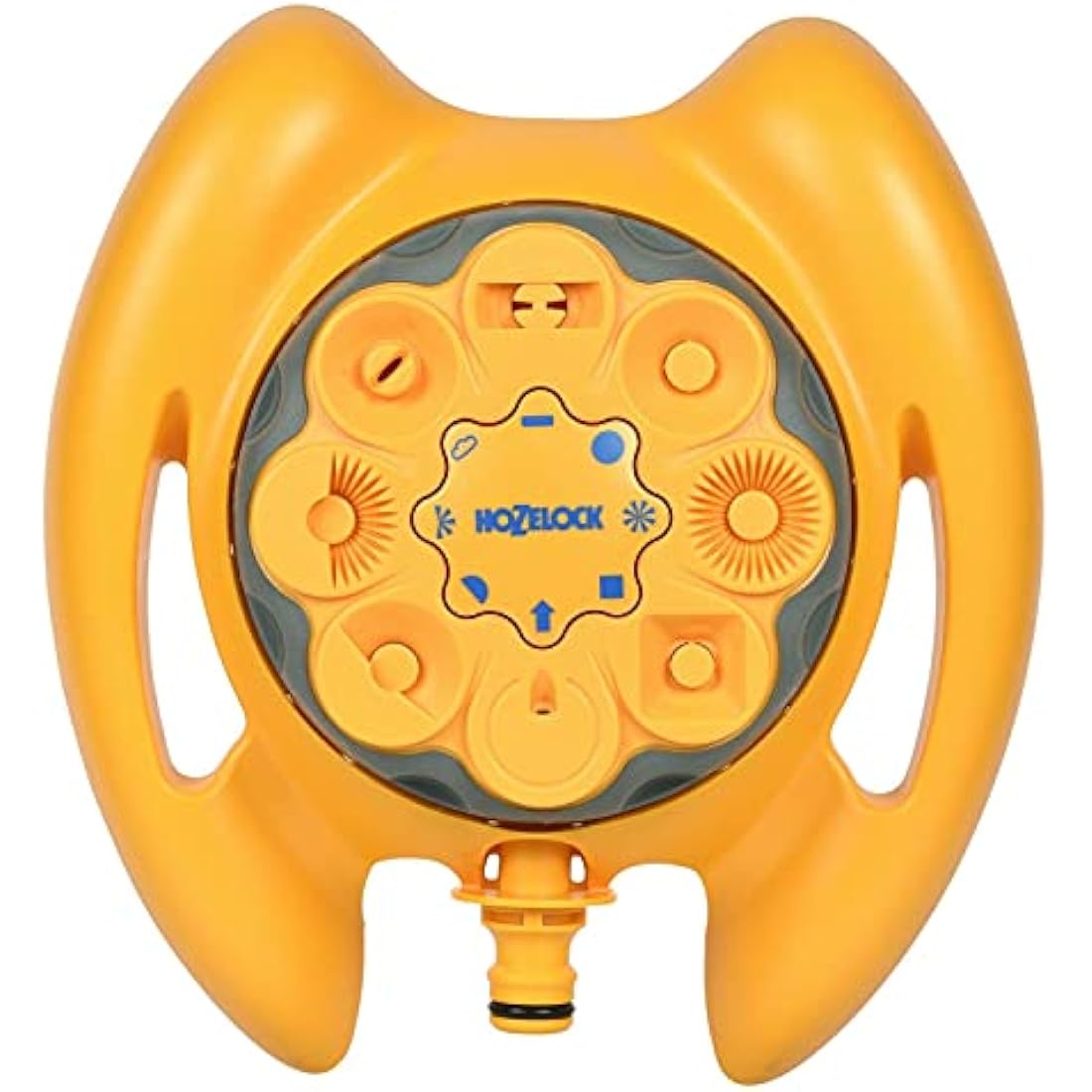 Hozelock 8-Pattern Rotating Garden Sprinkler – 79m² Sled Base Mount