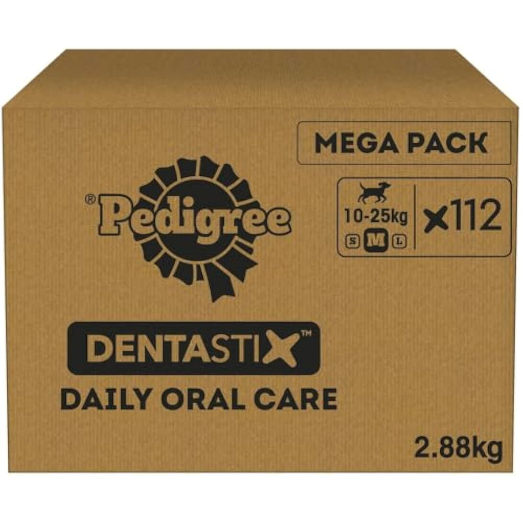 Pedigree DentaStix Daily Dental Chews for Medium Dogs - 112 Sticks