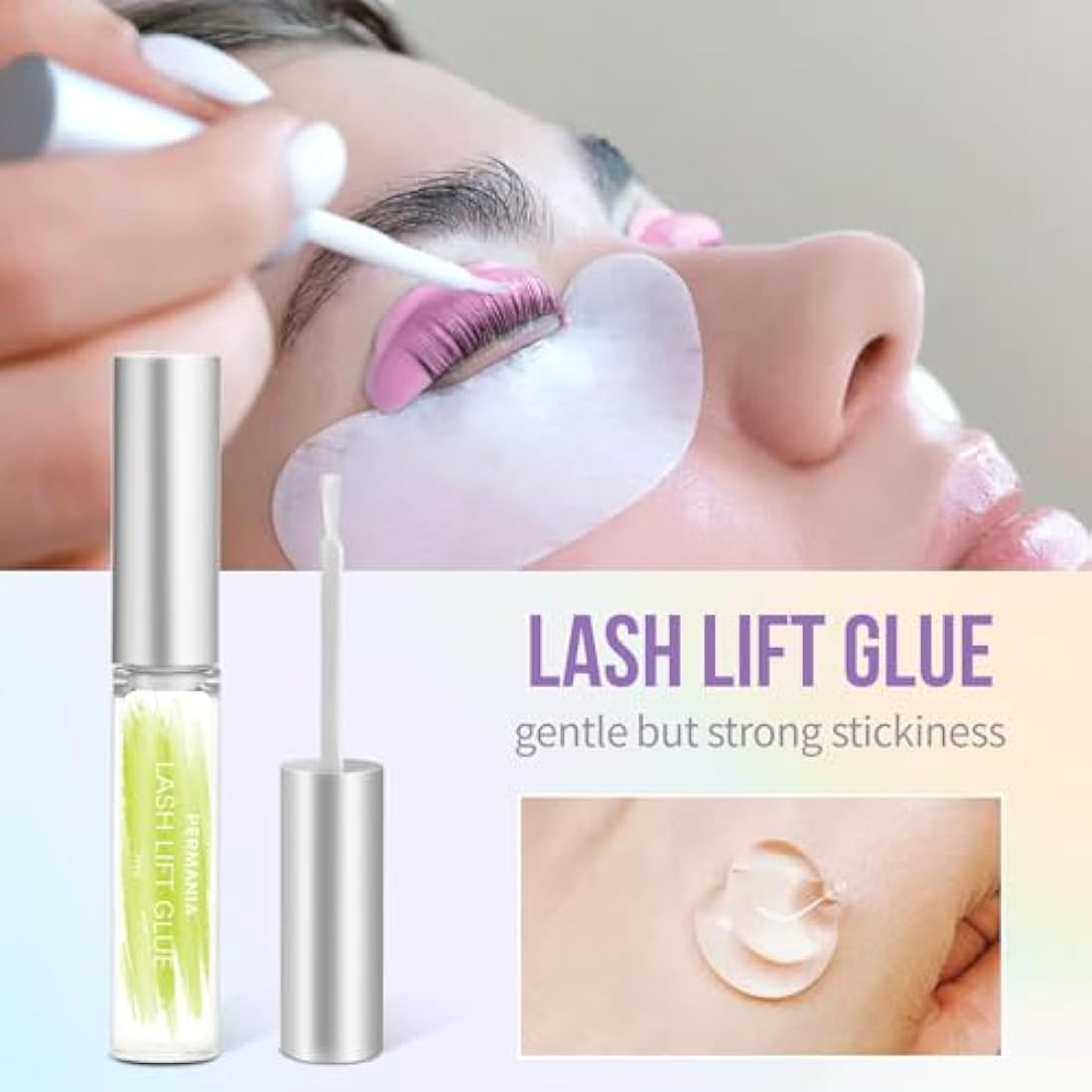 PERMANIA 4-in-1 Lash Lift and Tint Kit | Eyelash Perm & Brow Lamination