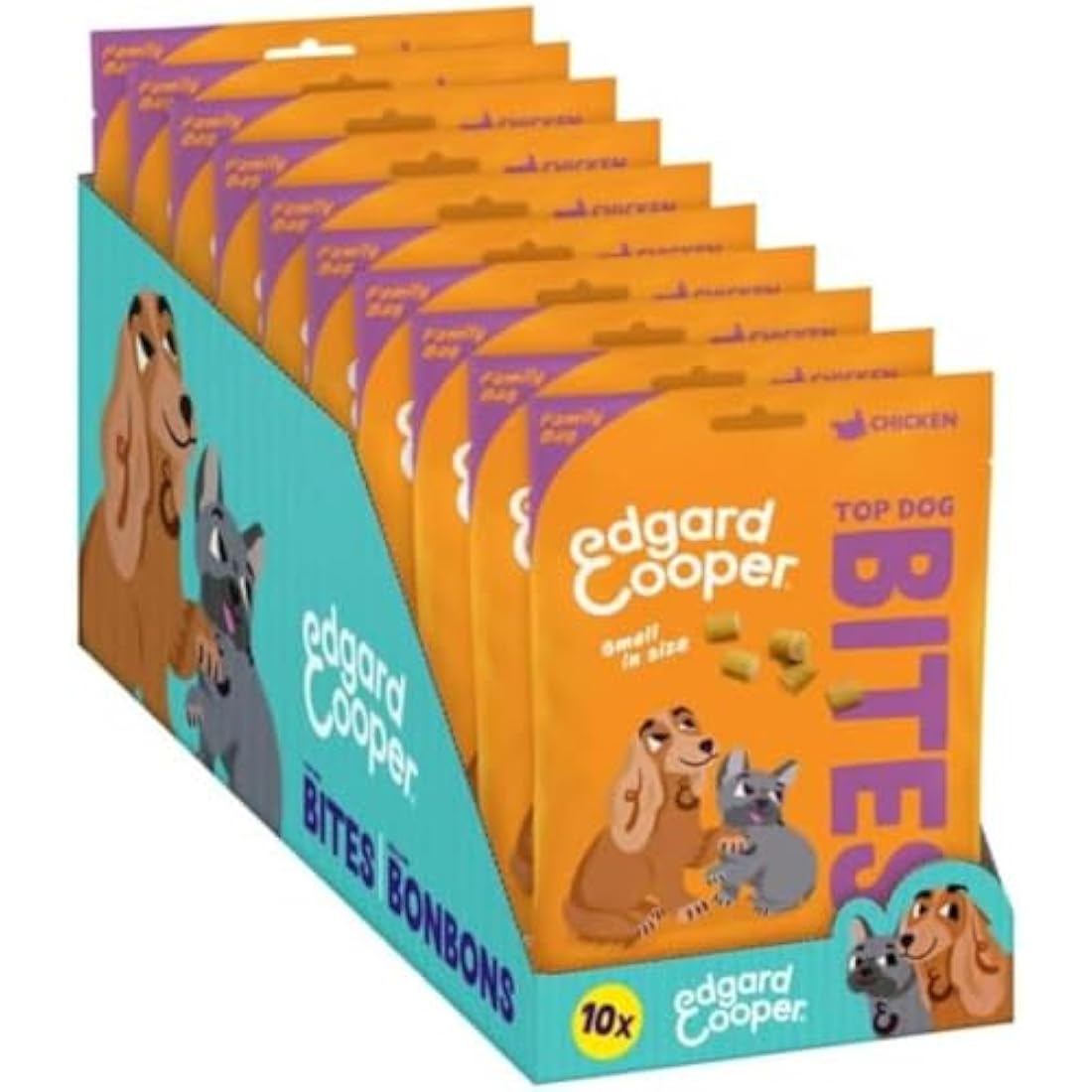 Edgard Cooper Grain Free Chicken Dog Treats | High Protein (10 x 120g)