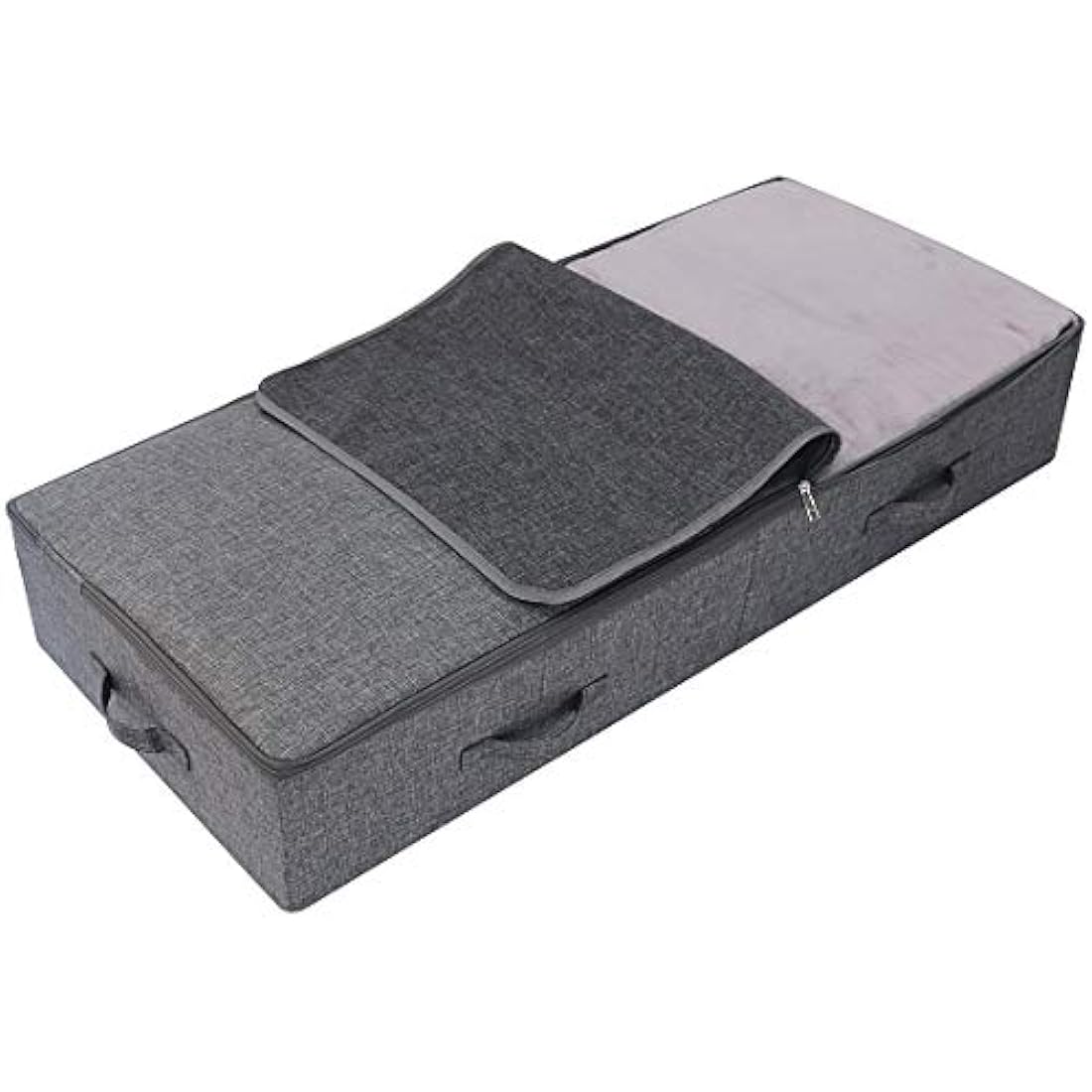 Jolof Store Large Underbed Storage Container for Bedding – Black Gray