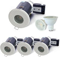IP65 Fire Rated LED Downlights | 4-Pack 5W Cool White 6000K