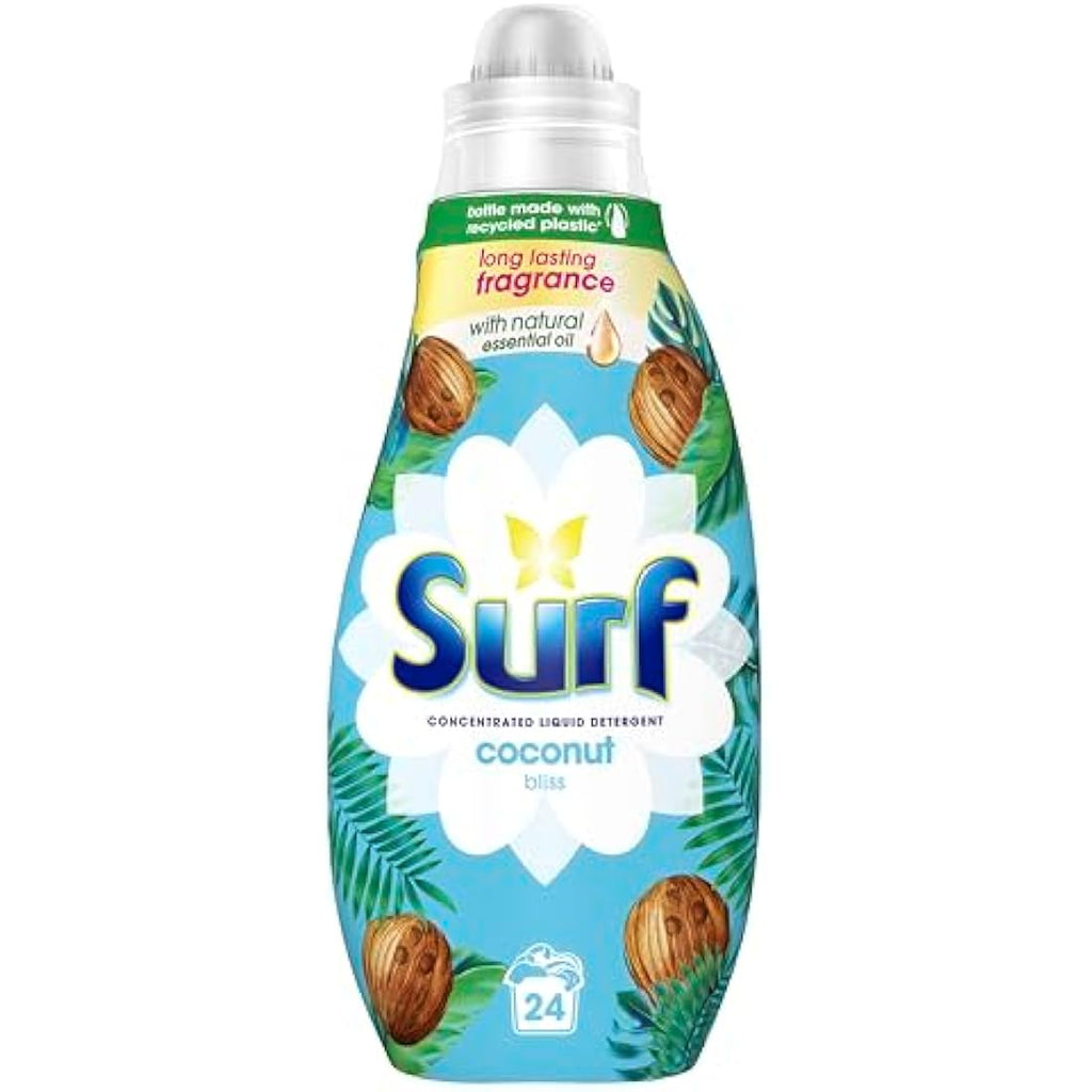 Surf Coconut Bliss Liquid Laundry Detergent - 192 Washes (8 x 648ml)