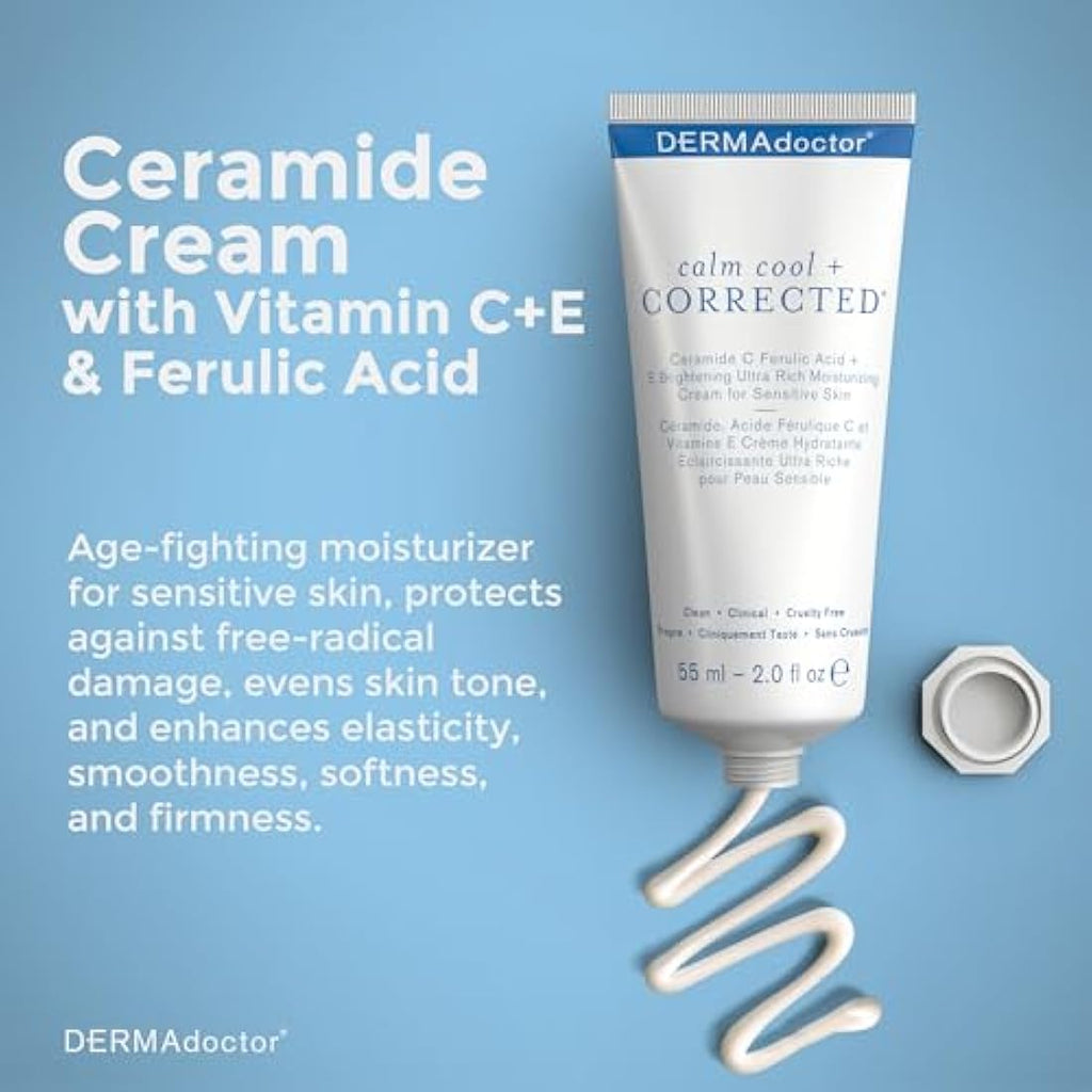 DERMAdoctor Ceramide Face Cream with Vitamin C & Ferulic Acid - 55 ml