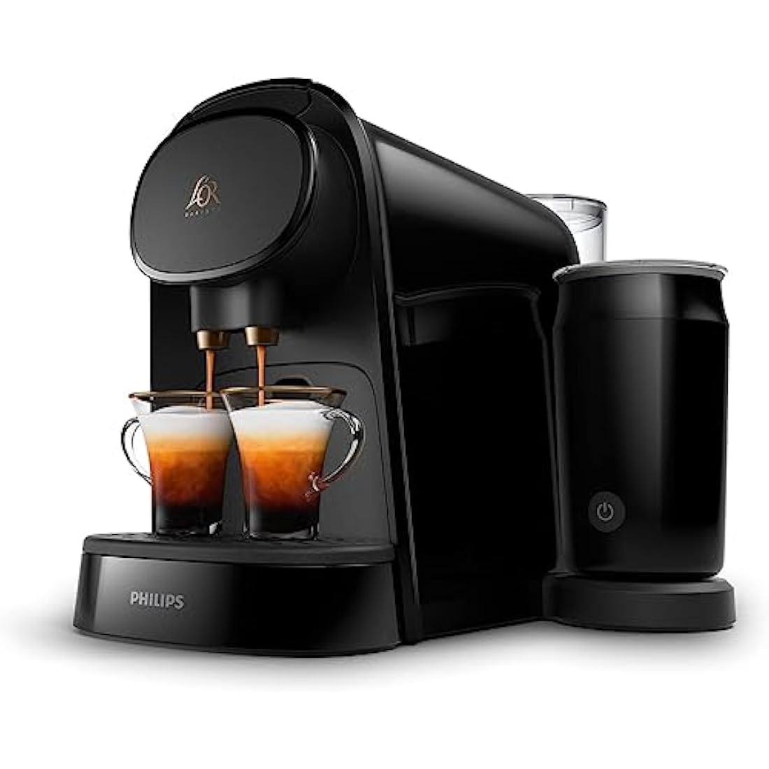 Philips L'OR Barista Coffee Machine & Milk Frother - Black LM8014/60