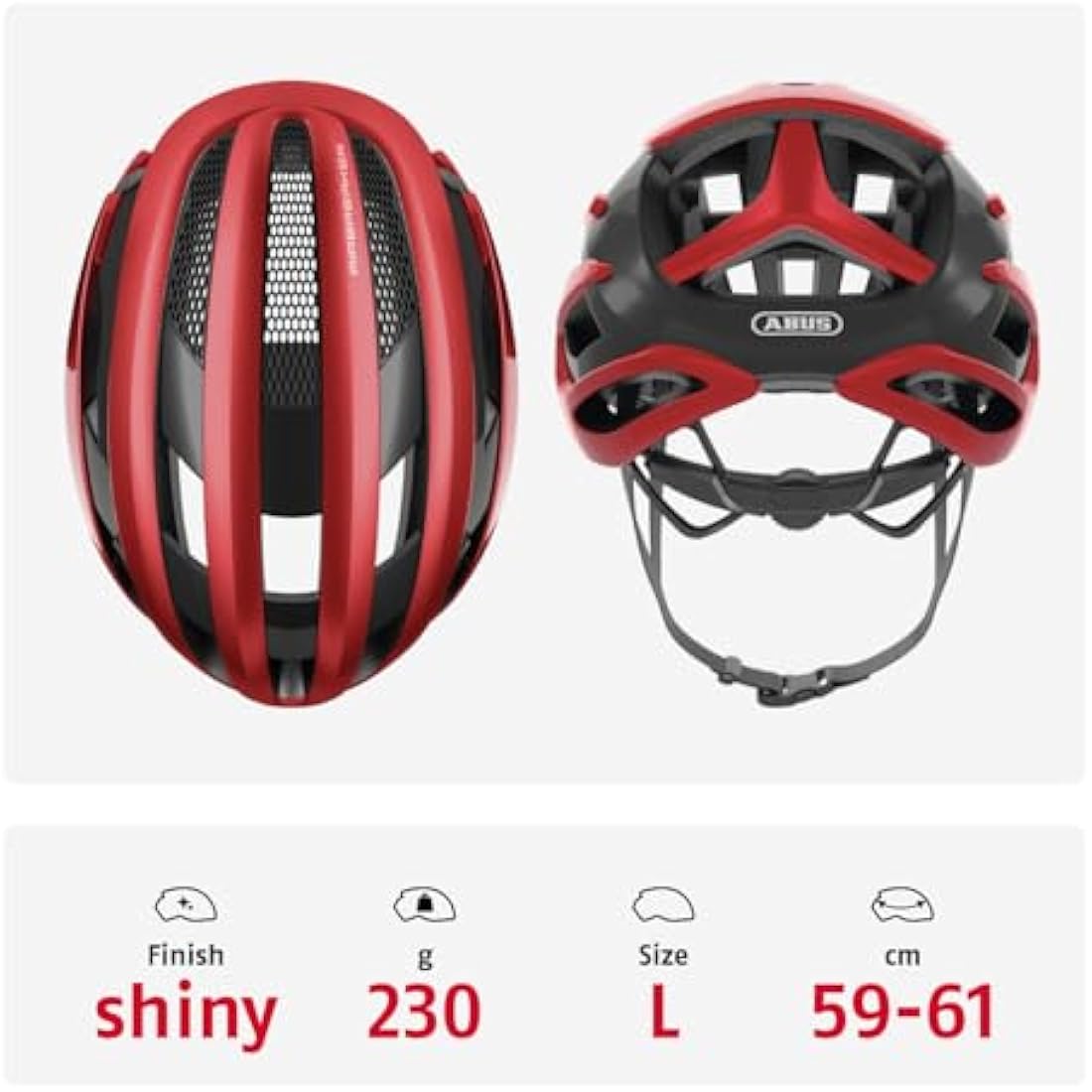 ABUS AirBreaker Road Bike Helmet – Lightweight Aerodynamic Cycling Gear