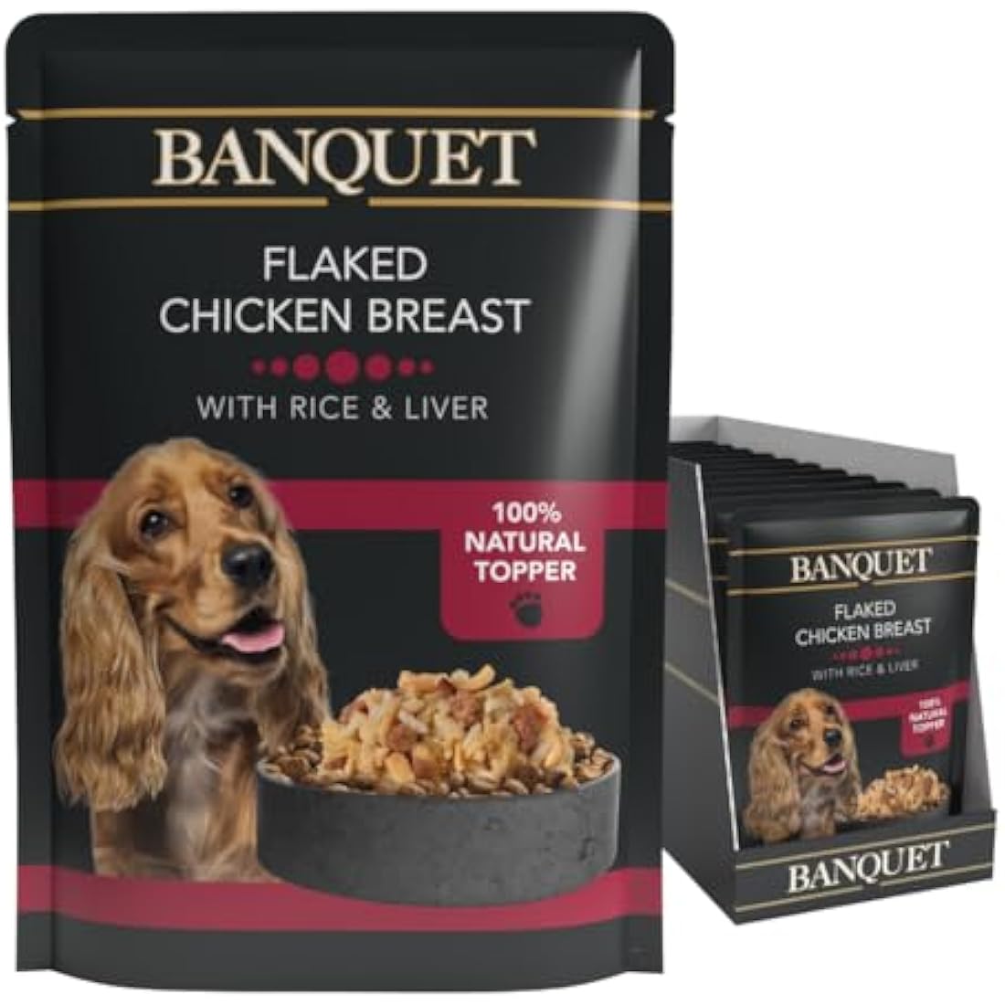 HiLife Banquet Natural Wet Dog Food - Chicken & Liver - 15 x 100g