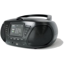 Azatom Zenith Z4 Portable CD Player | DAB+ Digital Radio & Bluetooth - Black