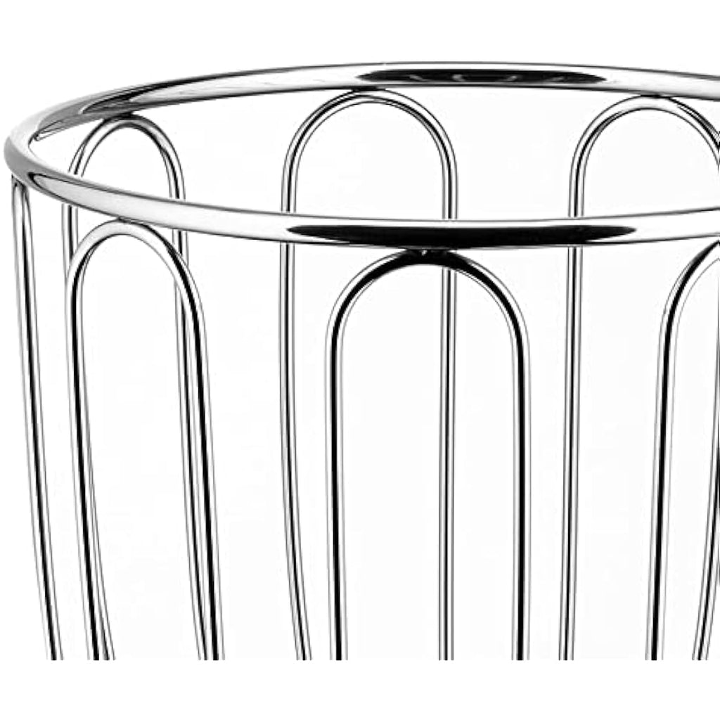 Alessi 370/19 Stainless Steel Citrus Fruit Holder - 19 cm Wire Basket