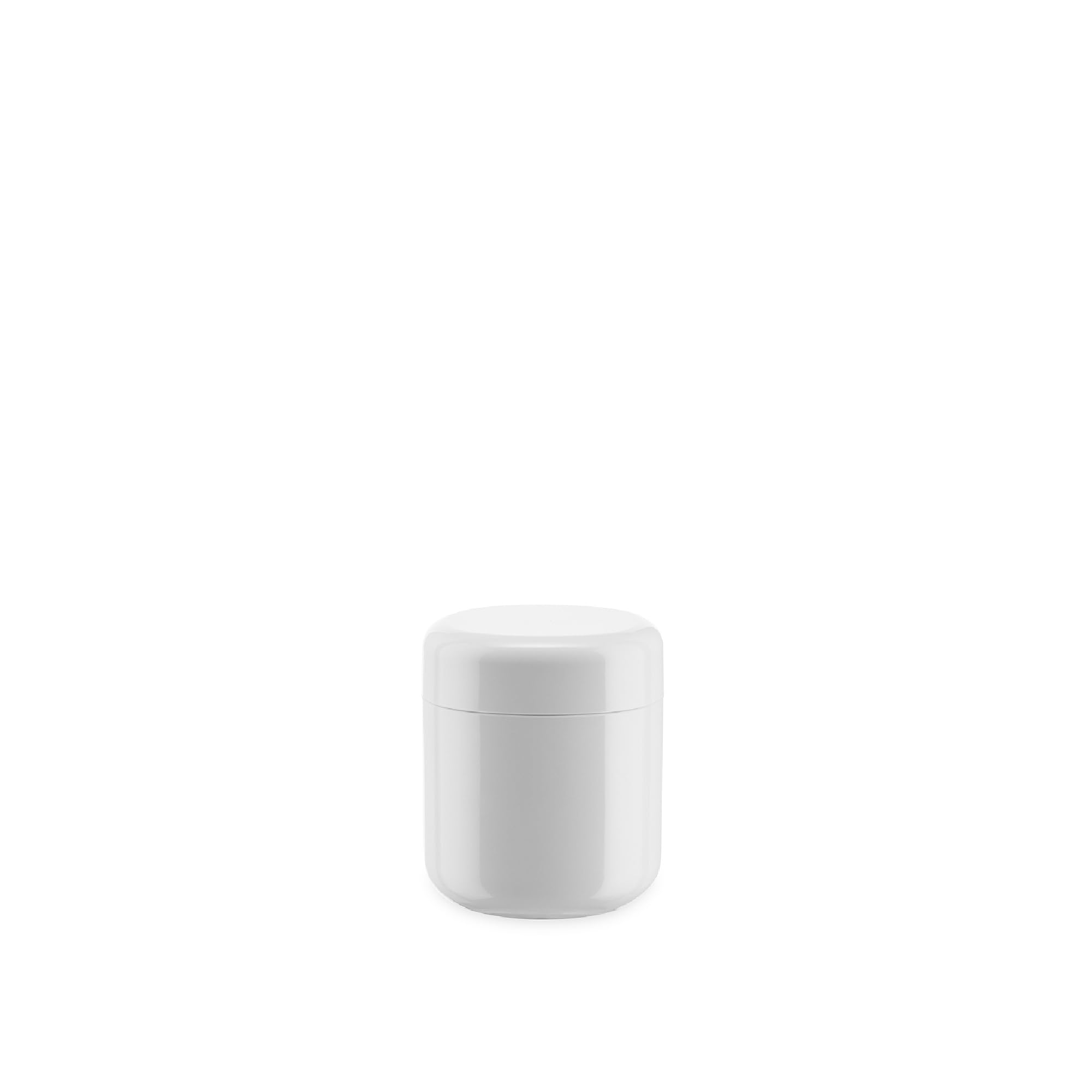 Alessi Birillo Cotton Bud Holder – Modern White Bathroom Storage Jar