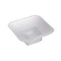 Kapitan Quattro Soap Dish Replacement | Thick Frosted Glass Square Style