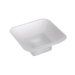 Kapitan Quattro Soap Dish Replacement | Thick Frosted Glass Square Style