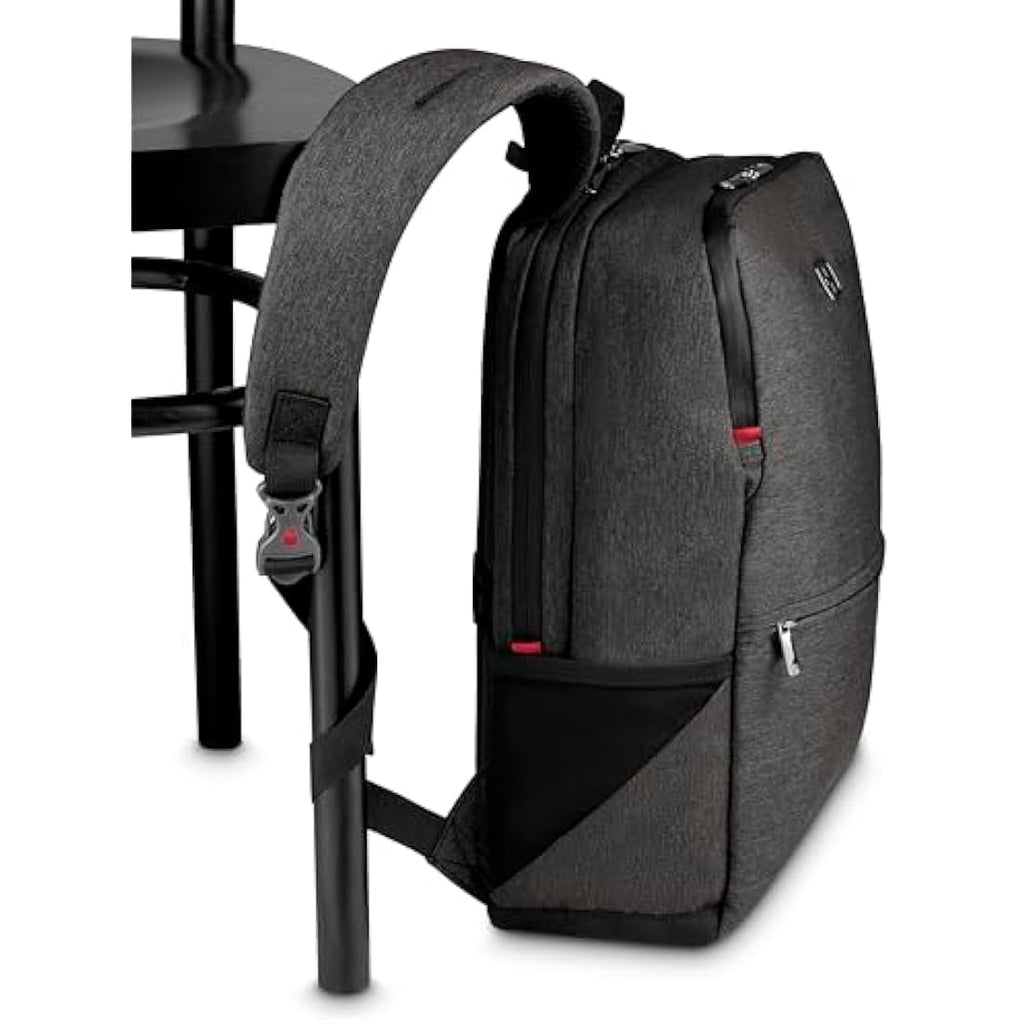 Wenger MX Reload 16" Laptop Backpack – Heather Grey, 20L Capacity