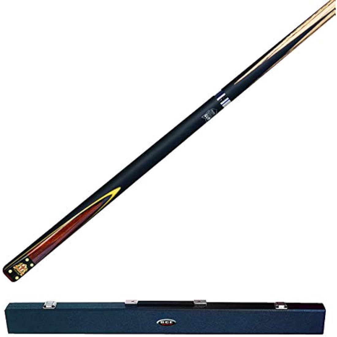 BCE Heritage 2-Piece Ash Snooker Cue with WAC Case - 145cm 9.5mm Tip