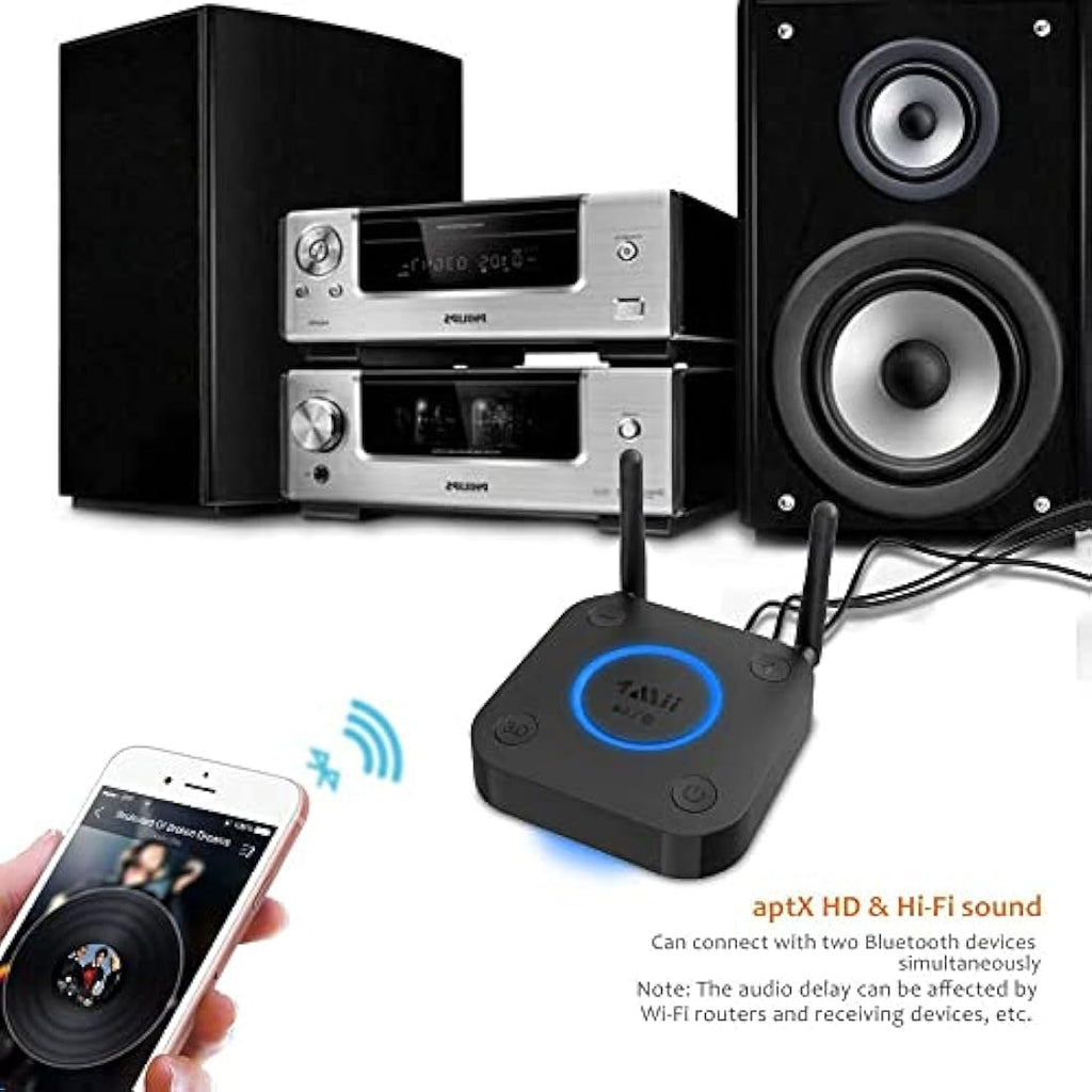 1Mii B06 Pro Bluetooth 5.1 Receiver | Long Range aptX HD HiFi Adapter