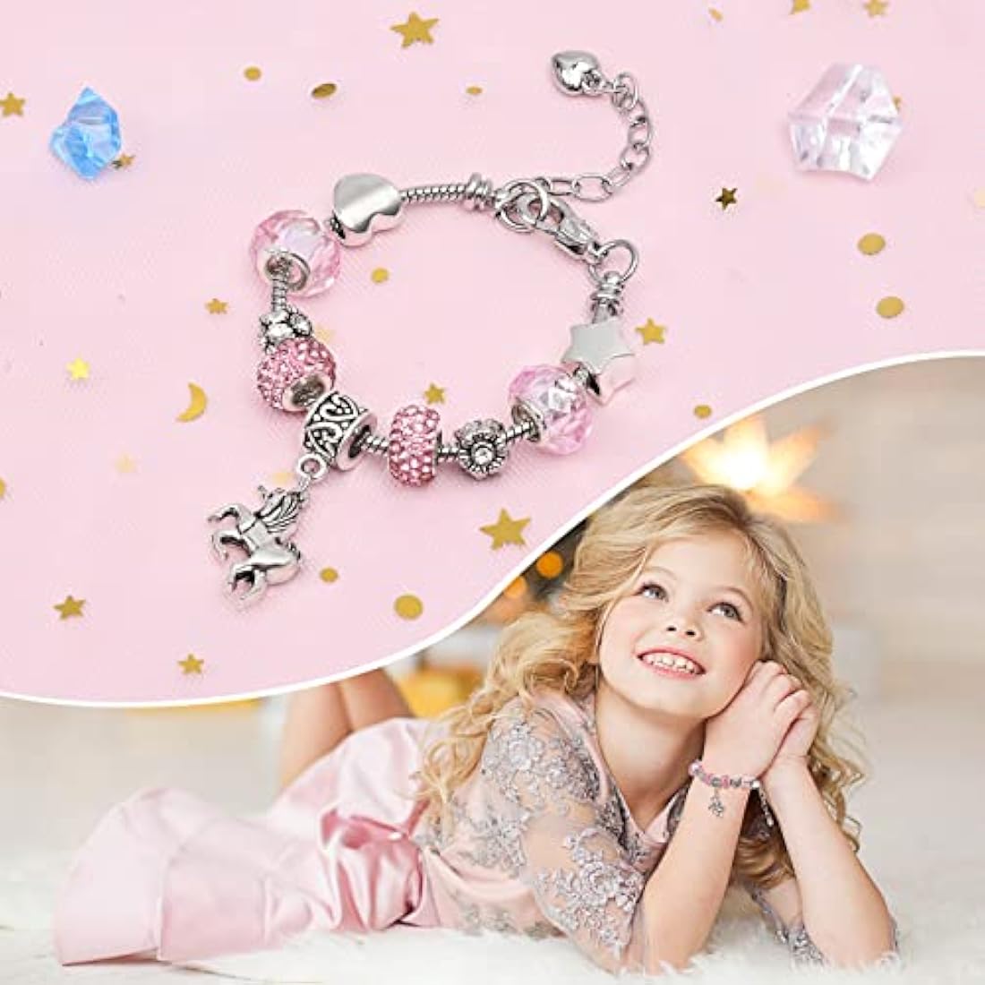 Latocos Unicorn Gift Set for Girls – Light Up Pillow & Plush Diary Kit