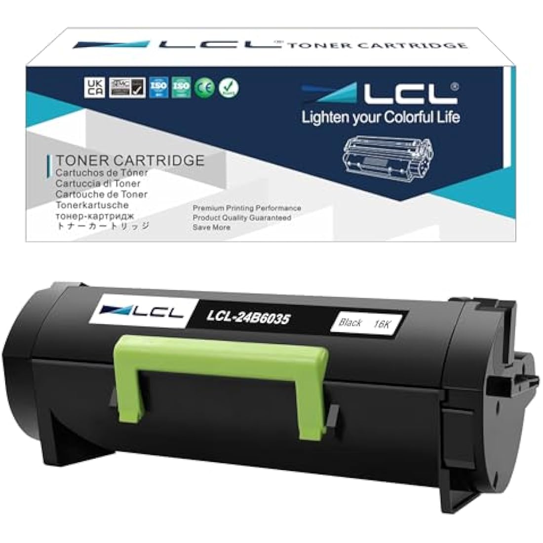 LCL Compatible 24B6035 Black Toner Cartridge for Lexmark M1145 XM1145