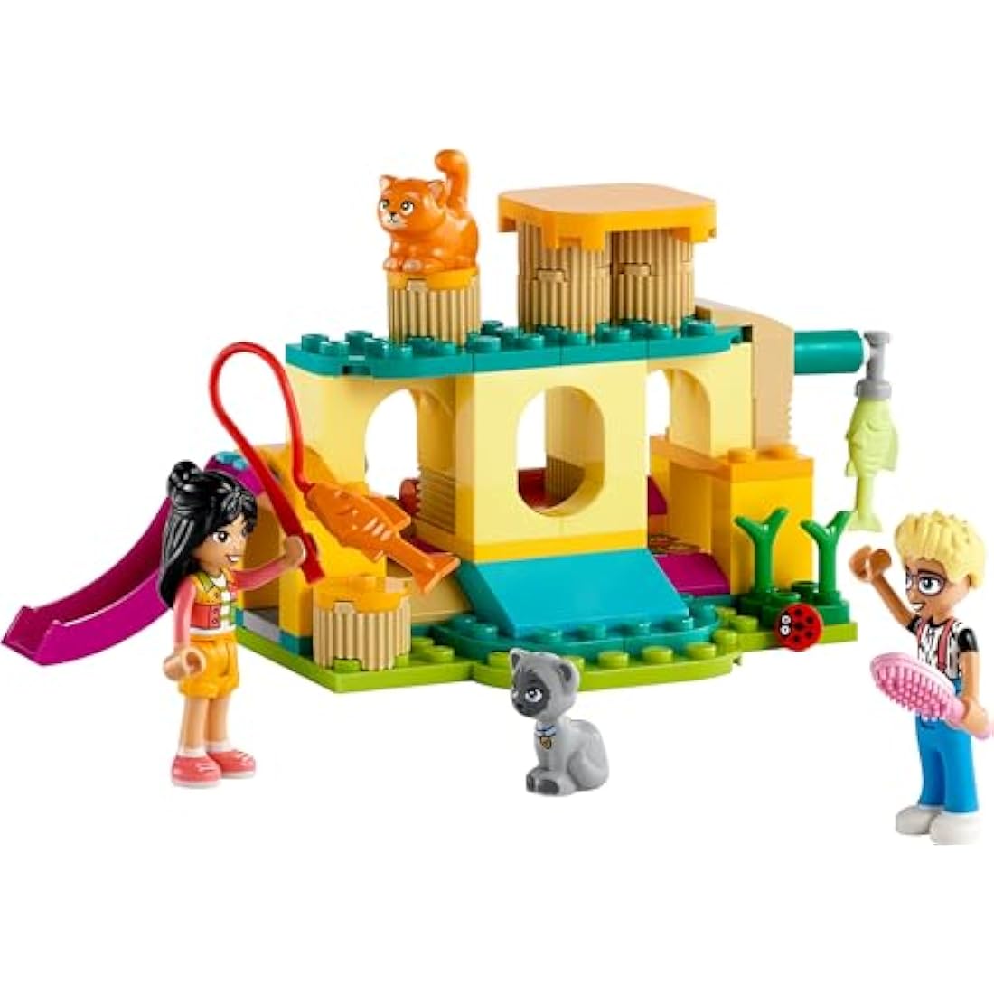 LEGO Friends Cat Playground Adventure Building Set with 2 Mini-Dolls 42612