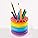 Baker Ross Mini Polystyrene Craft Rings for Kids Arts & Crafts - 10 Pack