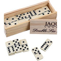 Jaques of London Double 6 Dominoes Set | Luxury Wooden Game Box