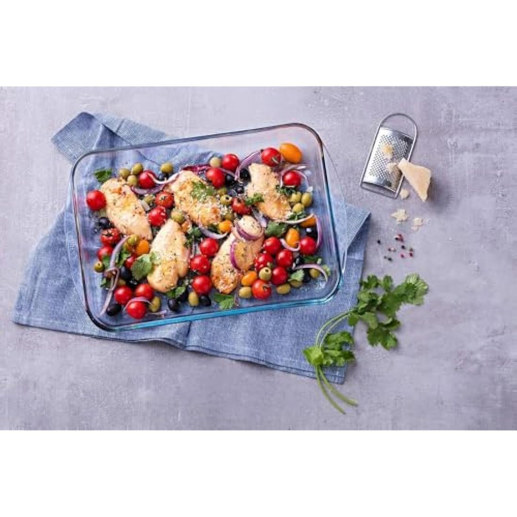Pyrex Rectangular Glass Roasting Dish – Thermal Resistant – 40 x 27 cm