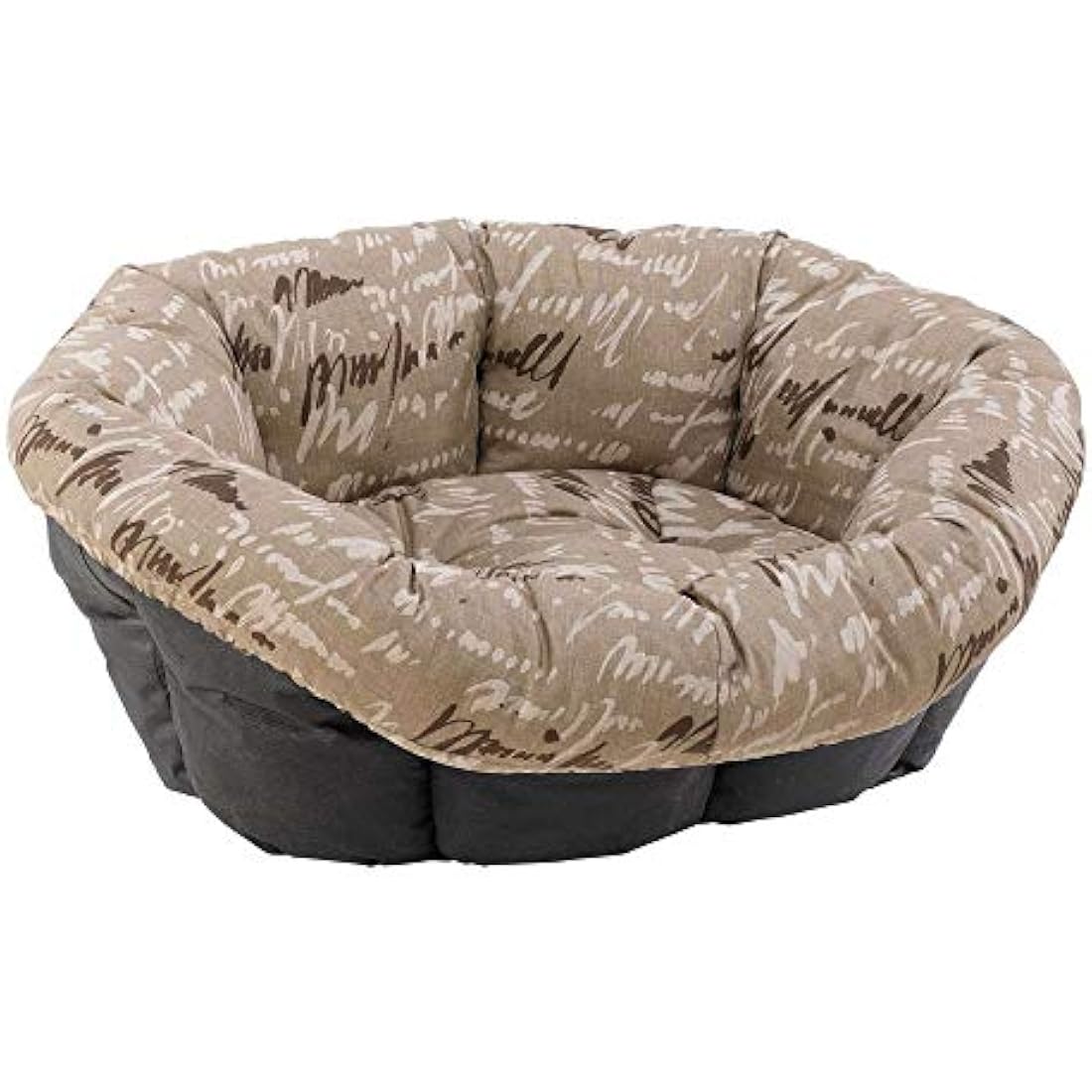 Ferplast Sofà 8 Padded Cotton Cushion - Washable Pet Bed Cover, Brown