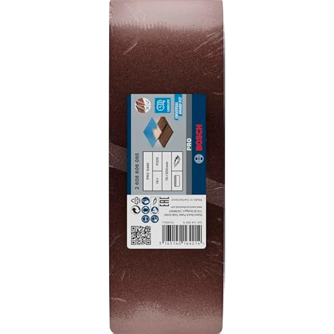 Bosch PRO X440 Sanding Belt for Wood and Paint | 75x533mm | Grit 220