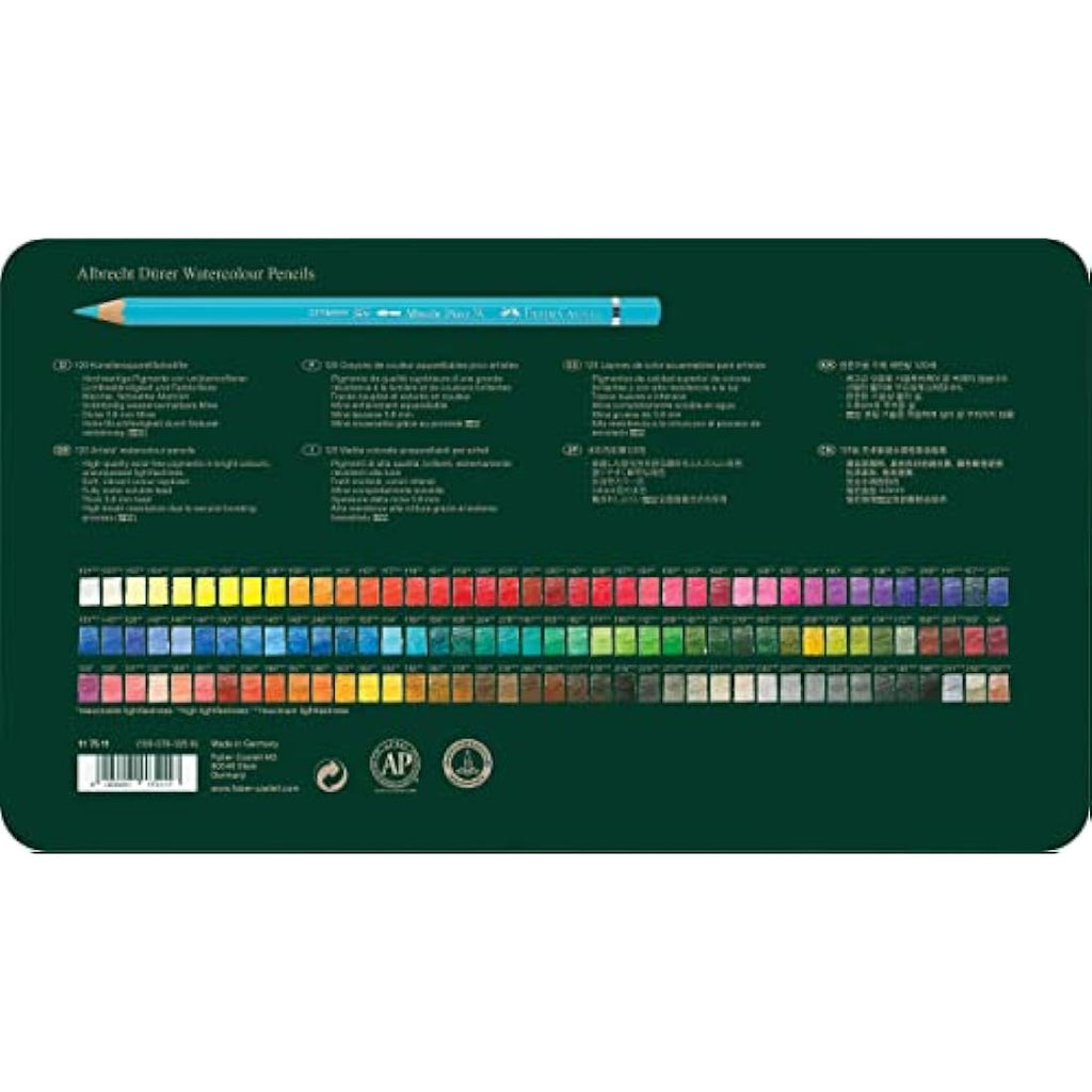 Faber-Castell Albrecht Dürer Watercolour Pencils - Tin of 120 Colors