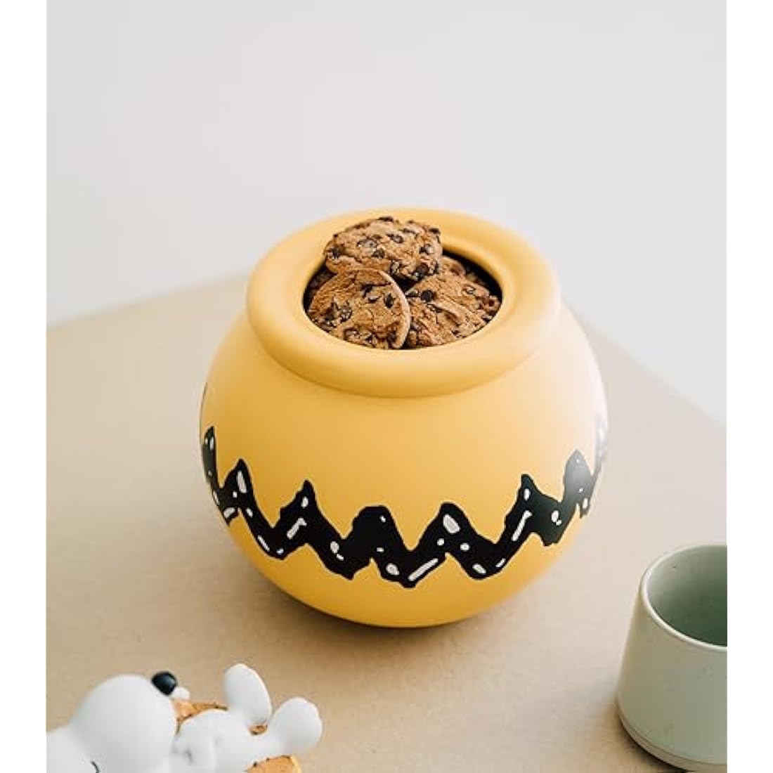 Grupo Erik Snoopy Ceramic Cookie Jar – Airtight Peanuts Biscuit Barrel