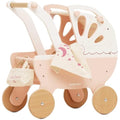Le Toy Van Sweet Dreams Wooden Doll Pram – Pink Retro Pretend Play Toy