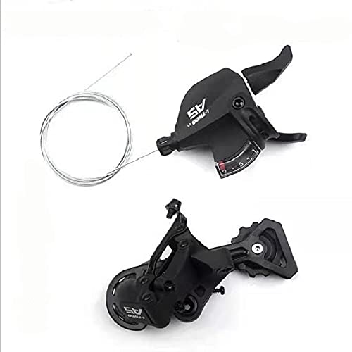 9 Speed Bike Rear Derailleur and Right Shifter Set for MTB