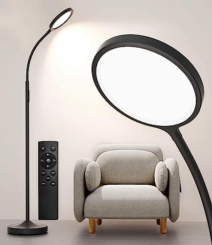 Keepsmile LED Floor Lamp – Dimmable Standing Reading Light with Remote