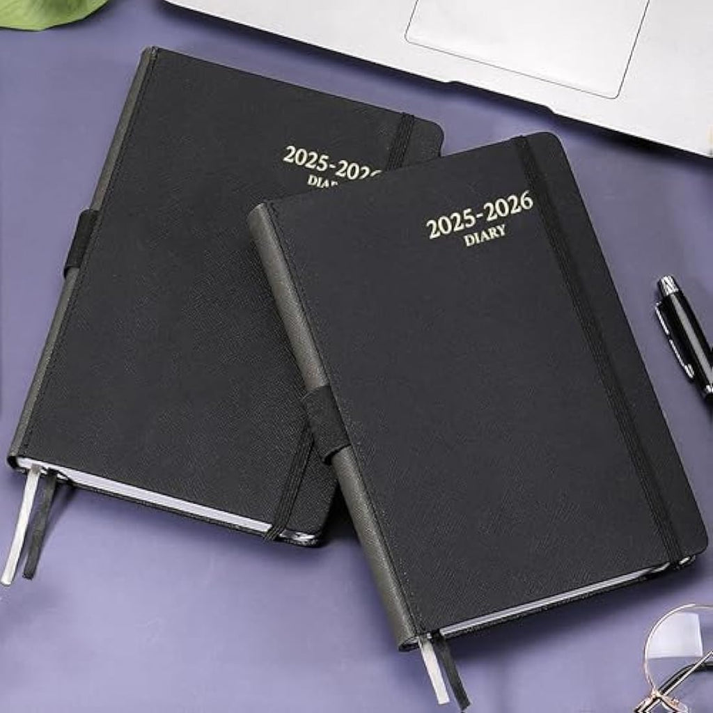 Academic Diary 2025-2026 | A5 Page a Day Faux Leather Planner