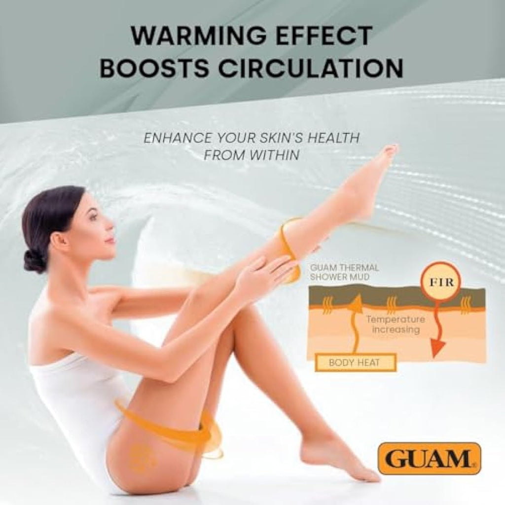 GUAM FIR Tourmaline Shower Mud – Thermal Anti-Cellulite Treatment – 400ml