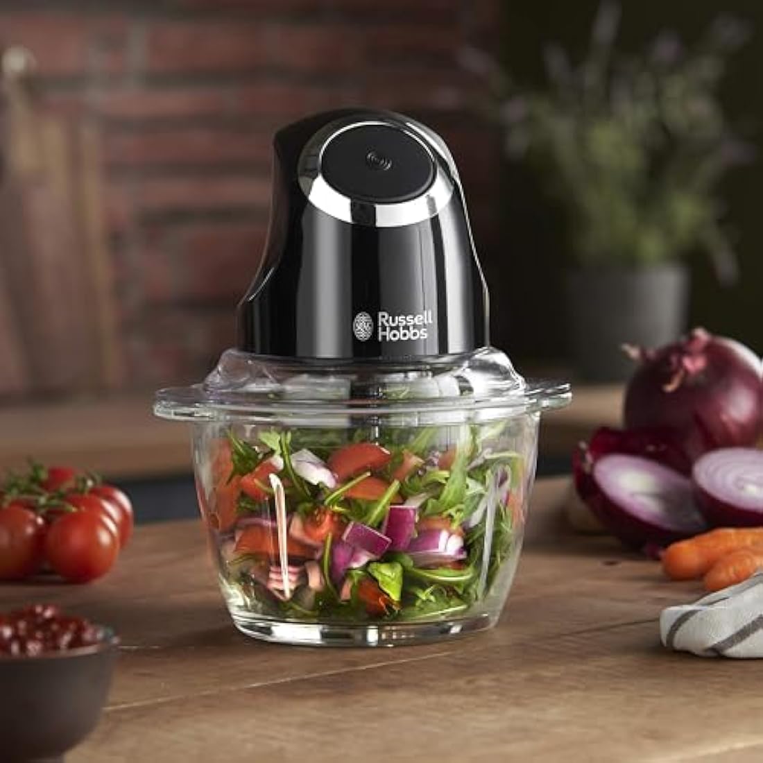 Russell Hobbs Desire Mini Chopper – 500ml Electric Vegetable Slicer