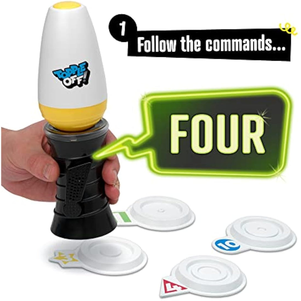 Ideal Topple Off Electronic Balancing Reaction Game - Ages 8 Plus
