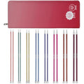 KnitPro Zing Single Pointed Needle Set | 8 Sizes Aluminum 10" (25cm)